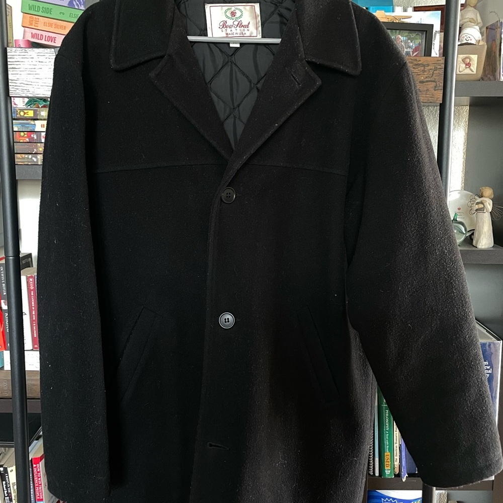 RedHead Men's Classic Black Pea Coat
